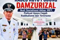 Kepala Desa Koto Pudung, Kecamatan Tanah Kampung, Kota Sungai Penuh, Damzurizal, mengikuti Sosialisasi Akbar Pencegahan Intoleransi, Radikalisme, Ekstremisme, dan Terorisme (IRET) di Aula Kampus IAIN Kerinci