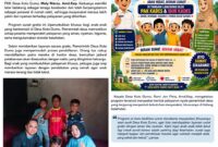 Kepala Desa Koto Dumo Romi Jon Pitra, Amd.Kep bersama Ketua TP PKK Mely Marza, Amd.Kep saat memberikan pelayanan dalam program sunat gratis bagi anak-anak Desa Koto Dumo.