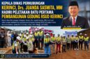 Kepala Dinas Perhubungan Kabupaten Kerinci, Drs. Juanda Sasmita, M.M., menghadiri prosesi peletakan batu pertama pembangunan Gedung RSUD Kabupaten Kerinci bersama Gubernur Jambi
