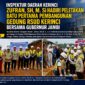 Inspektur Daerah Kabupaten Kerinci, Zufran, S.H., M.Si., menghadiri prosesi peletakan batu pertama pembangunan Gedung RSUD Kabupaten Kerinci bersama Gubernur Jambi, Dr. H. Al Haris, S.Sos., M.H., sebagai wujud dukungan terhadap pembangunan infrastruktur kesehatan yang transparan, akuntabel, dan bermanfaat bagi masyarakat Kabupaten Kerinci.
