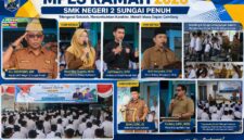 Peserta didik baru SMK Negeri 2 Sungai Penuh mengikuti kegiatan MPLS Ramah 2026 yang diisi dengan penyampaian materi, apel pagi, serta pengenalan lingkungan sekolah dan ruang praktik setiap program keahlian.