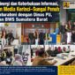 Gabungan media dari Kota Sungai Penuh dan Kabupaten Kerinci saat melakukan kunjungan silaturahmi ke Dinas PU Provinsi Sumatera Barat, BPJN Padang, dan BWS Sumatera V Padang dalam rangka memperkuat sinergi, komunikasi, dan keterbukaan informasi pembangunan.