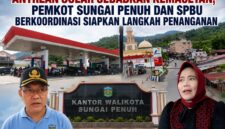 Direktur SPBU Desa Pelayang Raya bersama Pemerintah Kota Sungai Penuh menyatakan siap berkolaborasi mengatasi kemacetan akibat antrean BBM Solar, sekaligus memastikan pelayanan kepada masyarakat berjalan tertib, aman, dan lancar.