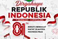 K3S Kecamatan Pondok Tinggi, Kota Sungai Penuh, menyampaikan ucapan Dirgahayu Republik Indonesia dalam rangka HUT ke-81 Kemerdekaan RI, 17 Agustus 2026.