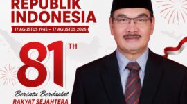 Inspektur Inspektorat Kabupaten Kerinci Zufran, SH, M.Si mengucapkan Dirgahayu Republik Indonesia dalam rangka HUT ke-81 Kemerdekaan RI tahun 2026.