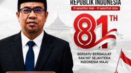 Kepala BKPSDM Kota Sungai Penuh Affan, SE, MM menyampaikan ucapan Dirgahayu Republik Indonesia ke-81 dengan semangat persatuan dan pembangunan daerah.