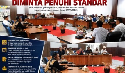 Hearing DPRD Kabupaten Kerinci bersama LSM, Pemda dan instansi terkait membahas pelaksanaan Program Makan Bergizi Gratis dan 26 dapur SPPG.