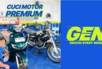 GEN Autocare di Desa Gedang, Sungai Penuh, menawarkan layanan cuci motor dengan konsep baru dan profesional.