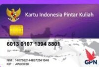 Ilustrasi KIP Kuliah dan perubahan desil kesejahteraan keluarga dalam DTSEN.