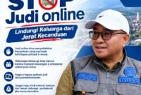 Wali Kota Sungai Penuh Alfin, SH, menyerukan masyarakat untuk menghentikan judi online dan melindungi keluarga dari dampak kecanduan.