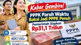 Ilustrasi PPPK paruh waktu. Pemerintah menyiapkan anggaran sekitar Rp31,1 triliun untuk mendukung rencana pengalihan menjadi PPPK penuh waktu mulai 2027.