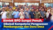anggota BPD se-Kota Sungai Penuh mengikuti Bimtek Fungsi dan Tugas BPD dalam Pengawasan Pembangunan dan Pengelolaan Dana Desa di Grand Hotel Kota Jambi