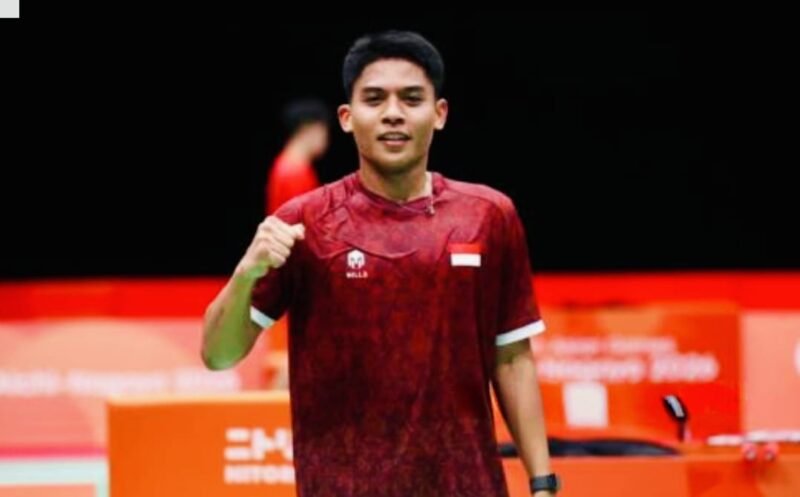 Tim bulu tangkis beregu putra Indonesia meraih medali emas pertama untuk Indonesia di Asian Games 2026 setelah mengalahkan China dengan skor 3-2 pada laga final.