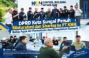 Pimpinan dan Anggota DPRD Kota Sungai Penuh saat melakukan kunjungan silaturahmi dan sharing ke PT Kerinci Merangin Hidro (KMH) Batang Merangin.