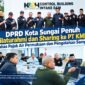 Pimpinan dan Anggota DPRD Kota Sungai Penuh saat melakukan kunjungan silaturahmi dan sharing ke PT Kerinci Merangin Hidro (KMH) Batang Merangin.
