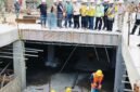 Wali Kota Sungai Penuh Alfin meninjau progres pembangunan Pasar Beringin Jaya dan meminta pekerjaan segera dipercepat.