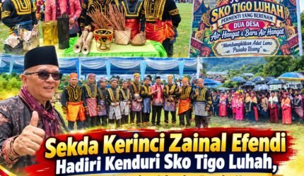 Sekda Kerinci Zainal Efendi menghadiri Kenduri Sko Tigo Luhah di Kerinci