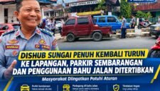 Dishub Kota Sungai Penuh melakukan penertiban parkir dan pengawasan penggunaan bahu jalan di kawasan perkotaan untuk menjaga kelancaran arus lalu lintas.