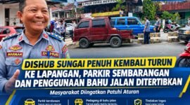 Dishub Kota Sungai Penuh melakukan penertiban parkir dan pengawasan penggunaan bahu jalan di kawasan perkotaan untuk menjaga kelancaran arus lalu lintas.
