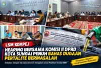 LSM Kompej bersama Komisi II DPRD Kota Sungai Penuh menggelar hearing membahas dugaan Pertalite bermasalah dan rencana uji laboratorium untuk memperoleh kepastian berdasarkan hasil pemeriksaan.