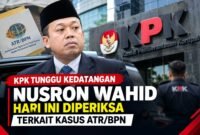 Menteri ATR/BPN Nusron Wahid dijadwalkan menjalani pemeriksaan sebagai saksi oleh KPK terkait perkara dugaan suap dan gratifikasi di lingkungan ATR/BPN