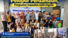Kegiatan Penguatan Kapasitas HAM bagi kaula muda dan Karang Taruna Desa Pondok Agung, Kecamatan Pondok Tinggi, Kota Sungai Penuh.