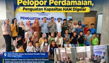 Pemuda Pondok Agung mengikuti kegiatan penguatan kapasitas HAM dan Desa Sadar HAM